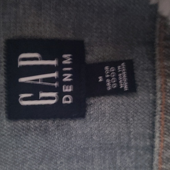 Gap Icon Denim Sherpa Jacket, Medium Wash, Sz M - Picture 3 of 6